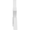 Ekena Millwork Vanguard Architectural Grade PVC Gable Bracket, 84"W x 17 1/2"H x 2"D x 4"F, 5/12 Pitch GBP084X18X0204VAN00 - alternate 2